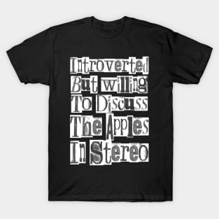 Introverted & Music - The Apples In Stereo T-Shirt